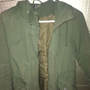 Army green jacket